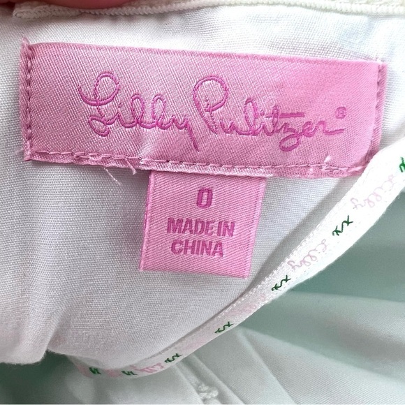 Lilly Pulitzer Bowen Tassel Blue & Green mini dress size 0 - Picture 7 of 9